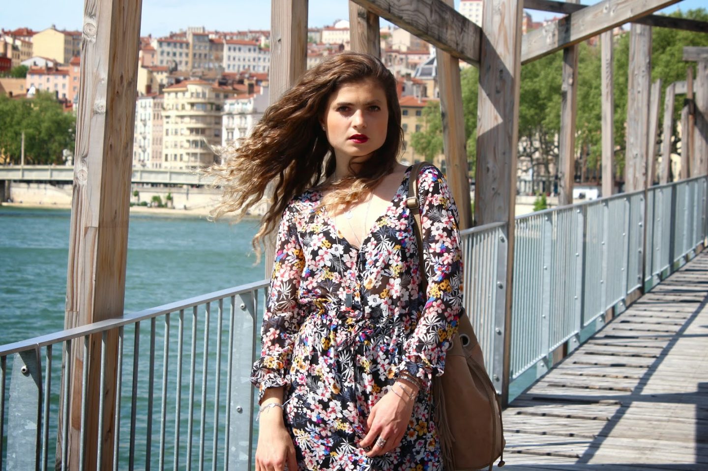 Long floral dress