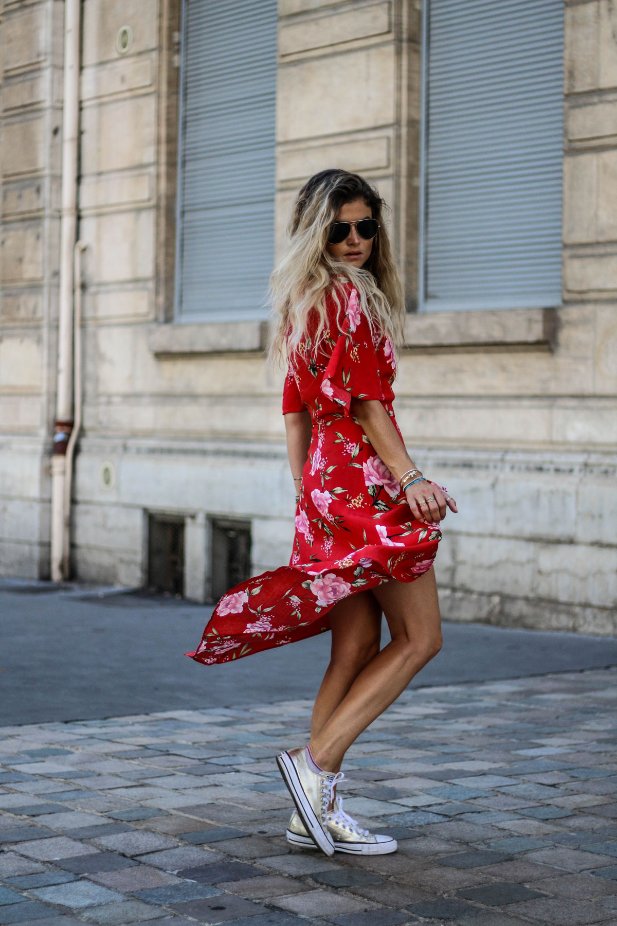 converse et robe