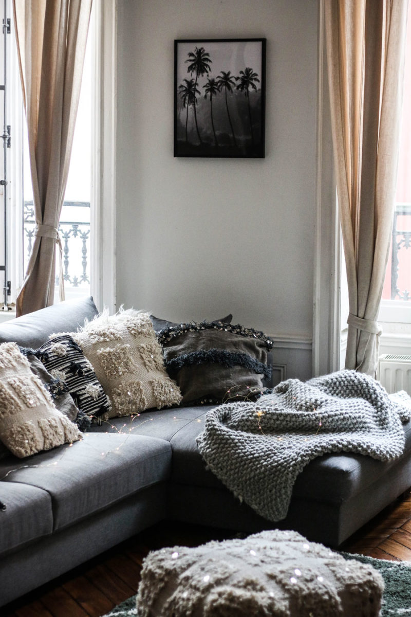 Living room décoration - marie and mood - blog mode et lifestyle