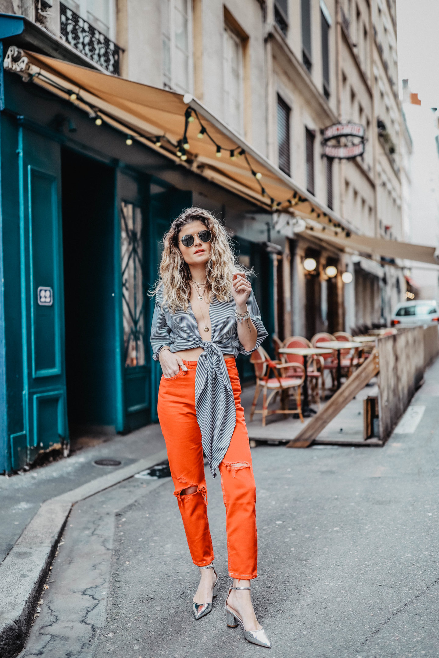 pantalon rouge bershka marie and mood 