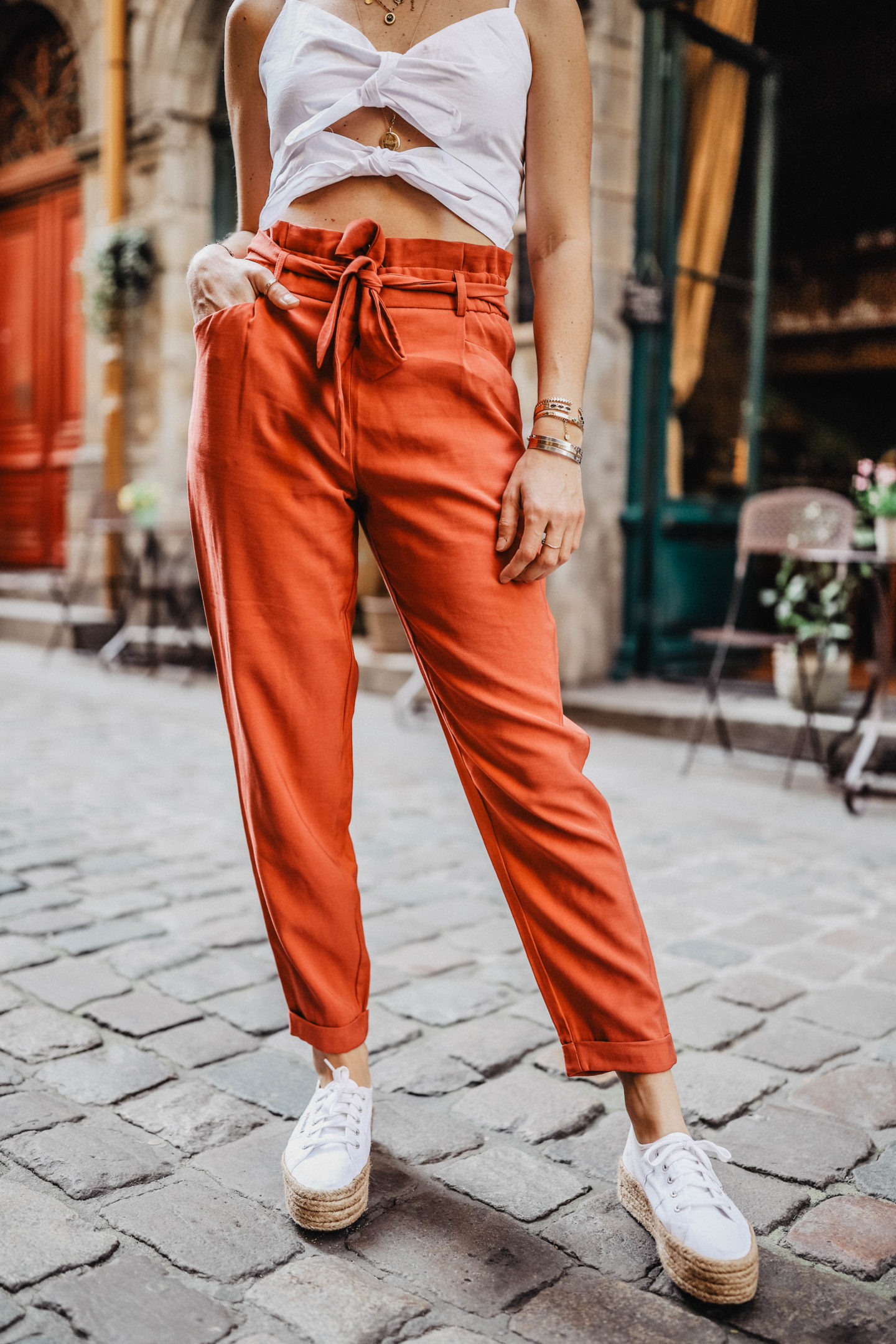 Tendance pantalon carotte Zara marie and mood