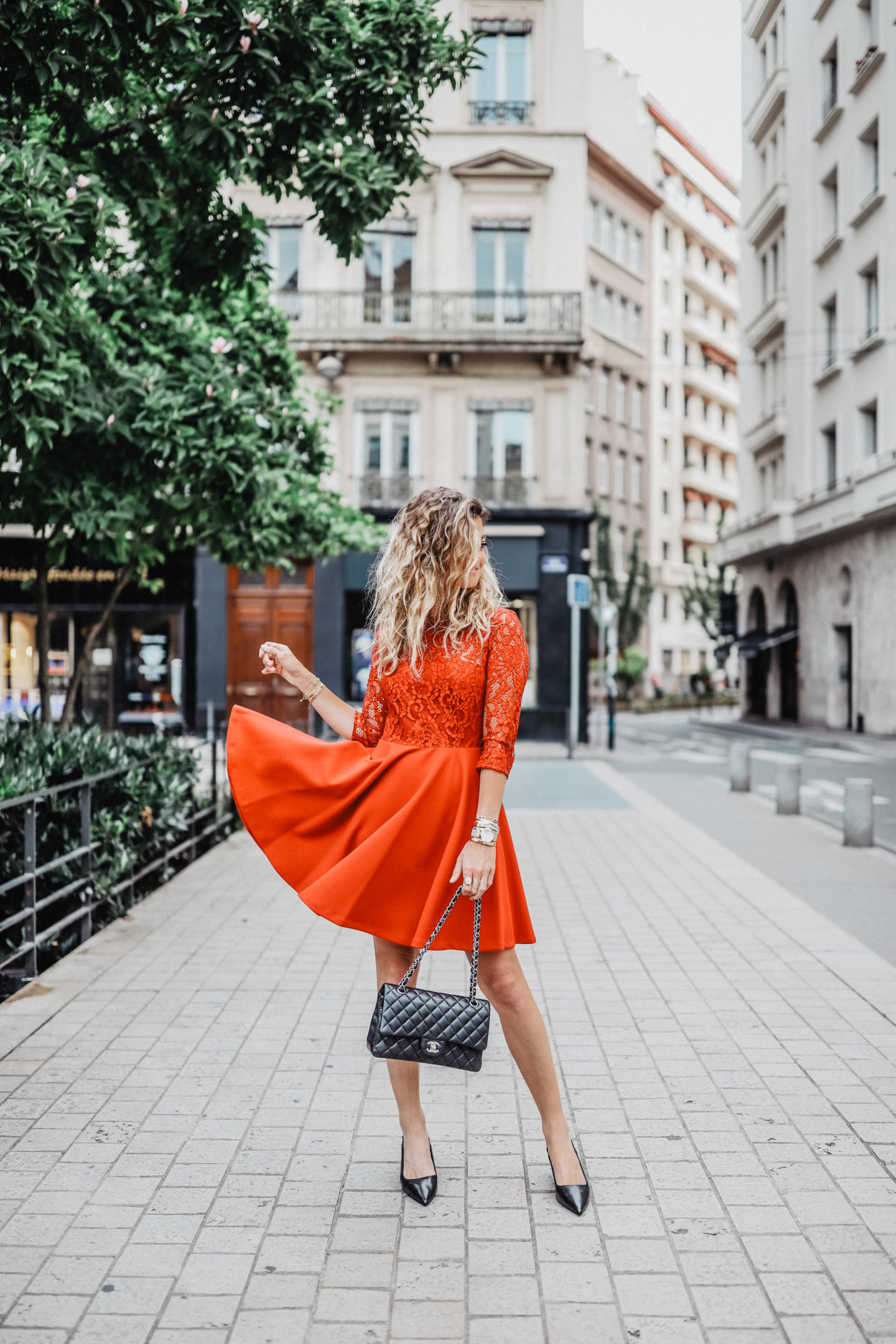 robe rouge claudie pierlot marie and mood 