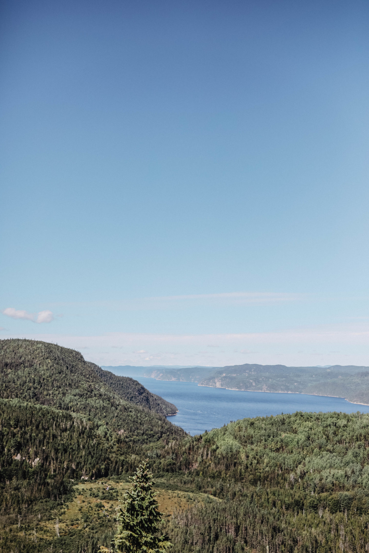 Vue Fjord du Sageunay Canada