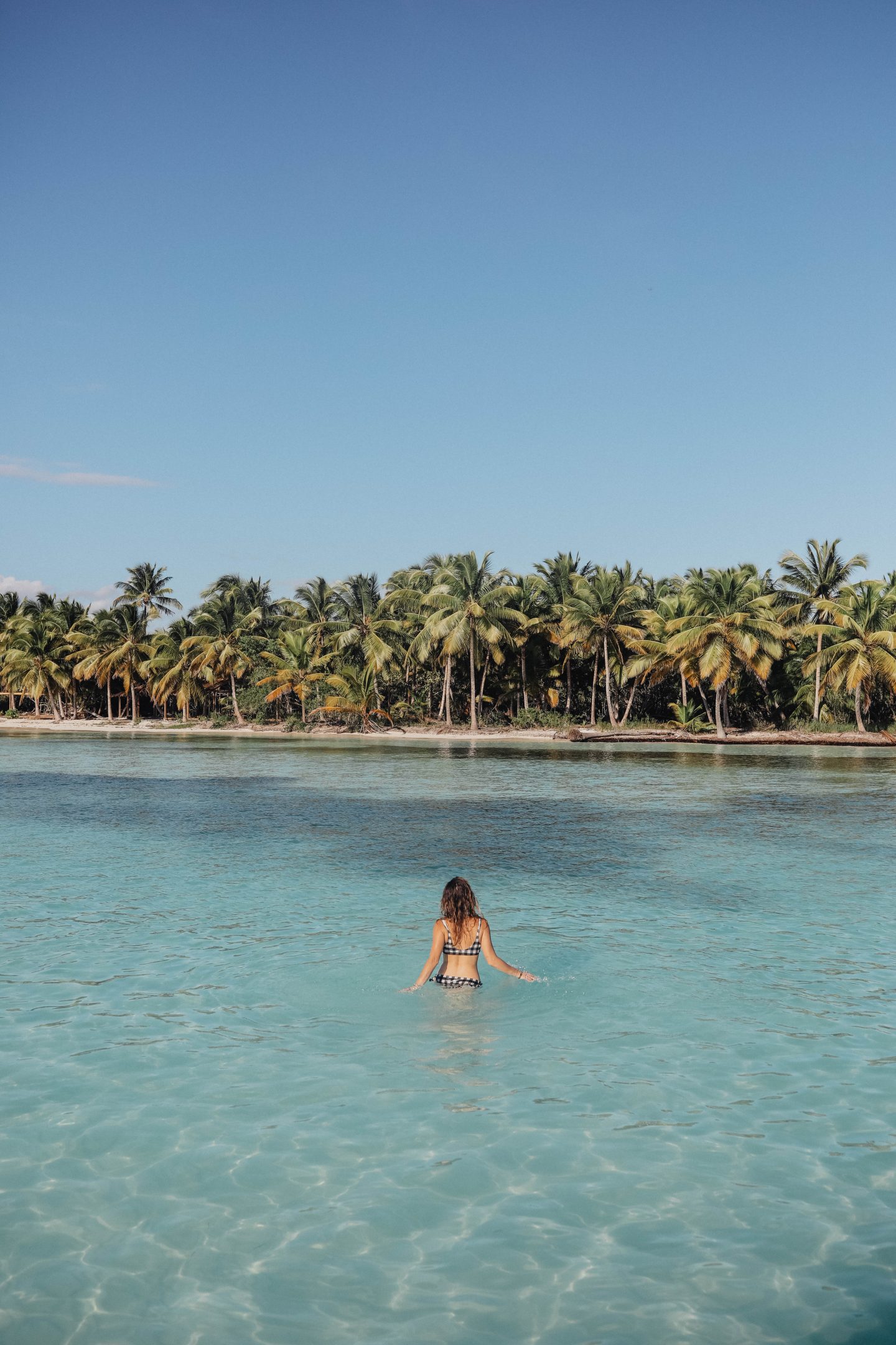 Piscine naturelle Île de Saona voyage en république dominicaine