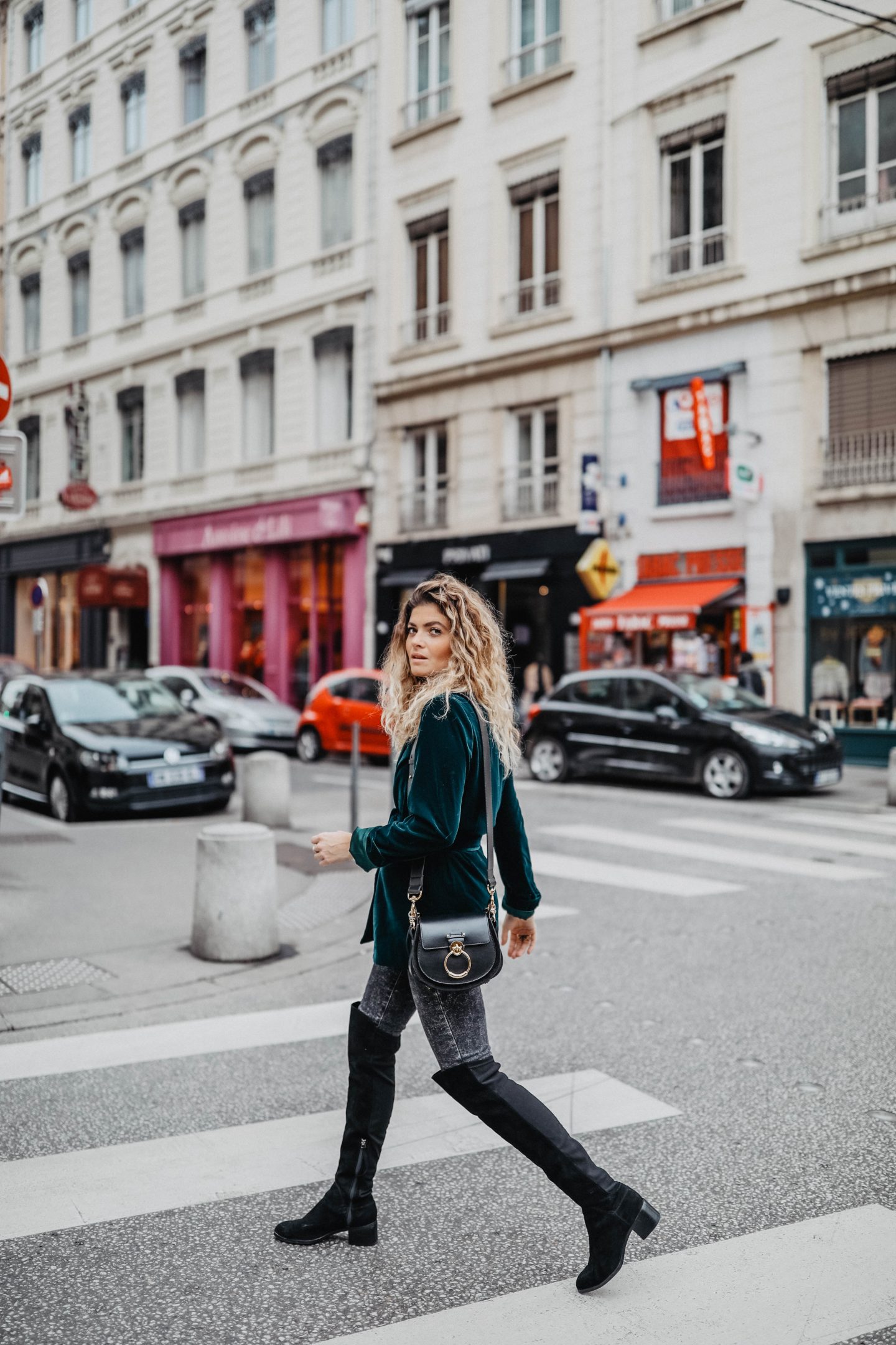 Tenue pour l'automne tendance velours marie and mood blog