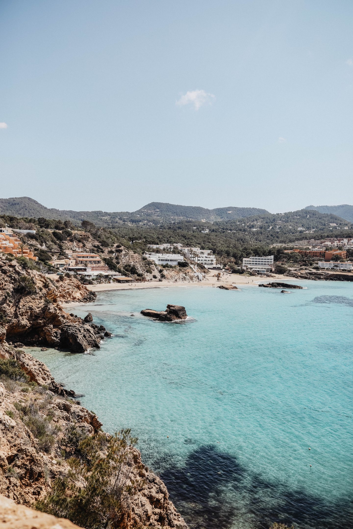 Cala Tarida Ibiza voyage marie and mood blog