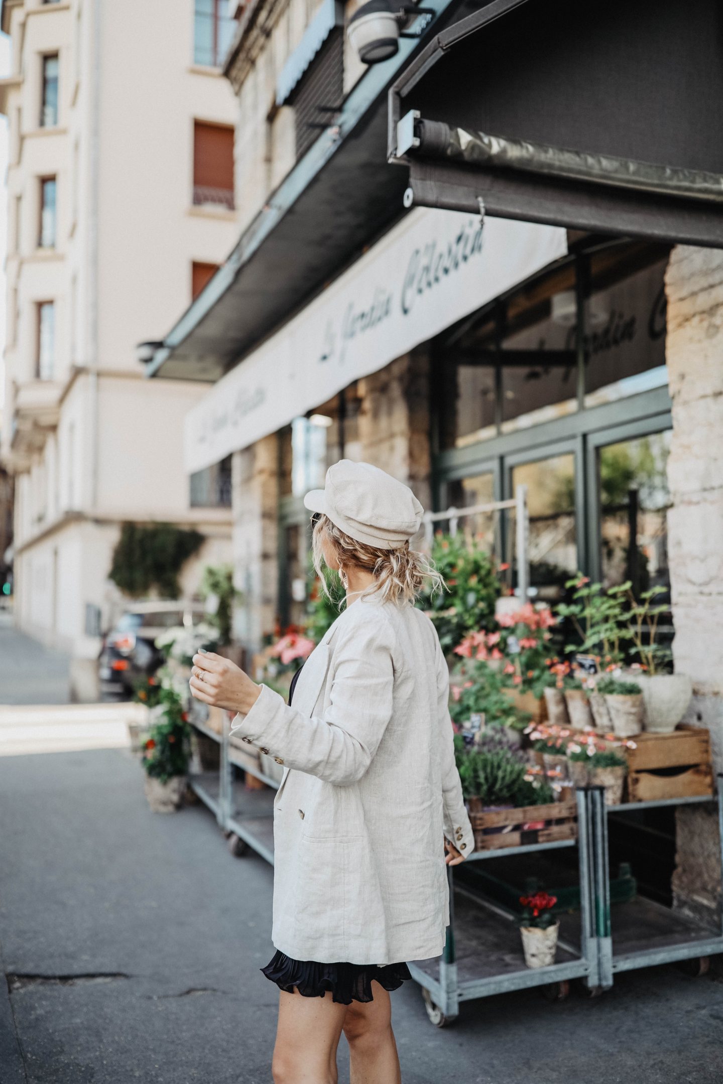 Casquette en lin Zara marieandmood blog 