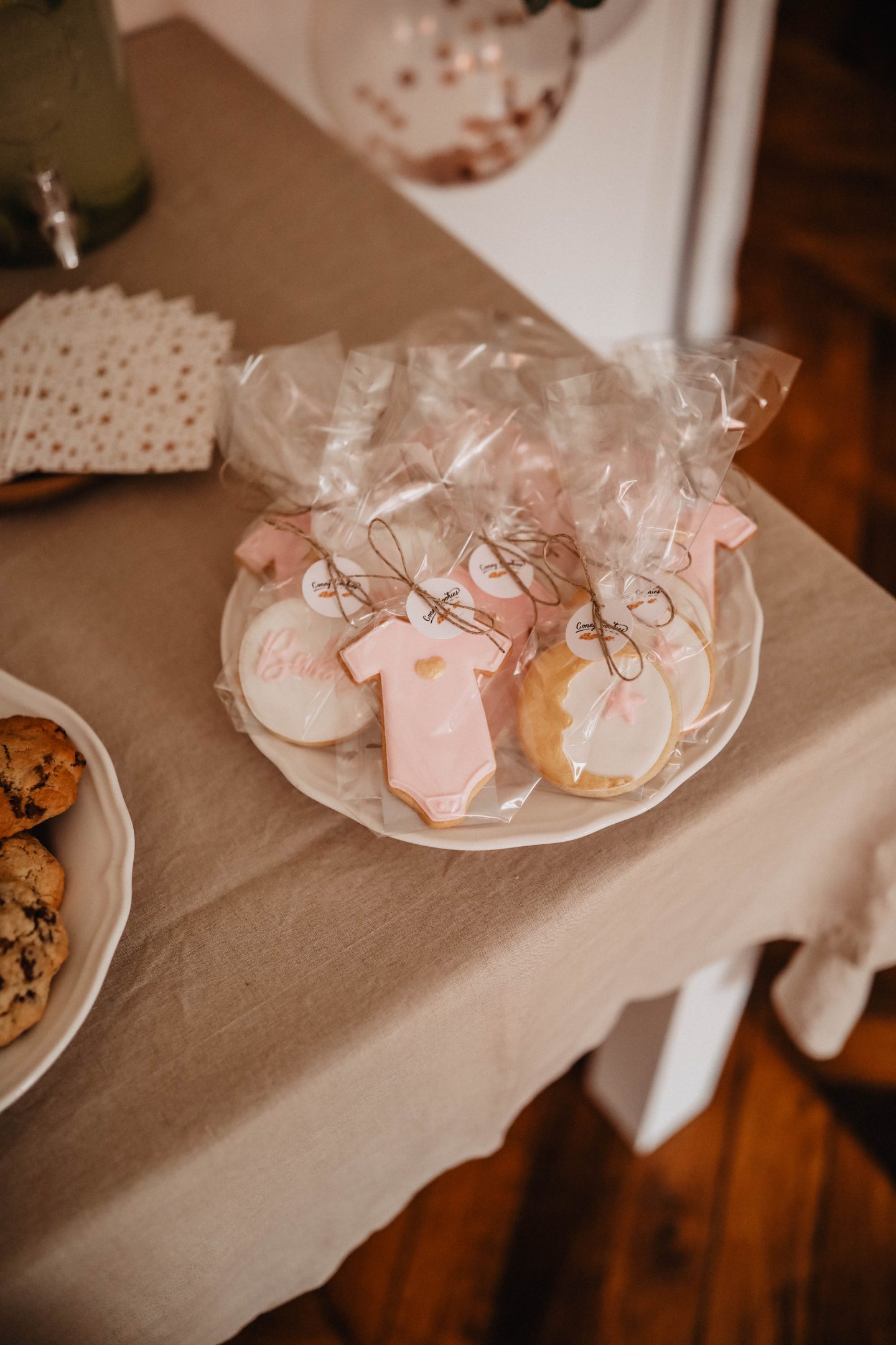 Sablés coney cookies baby shower